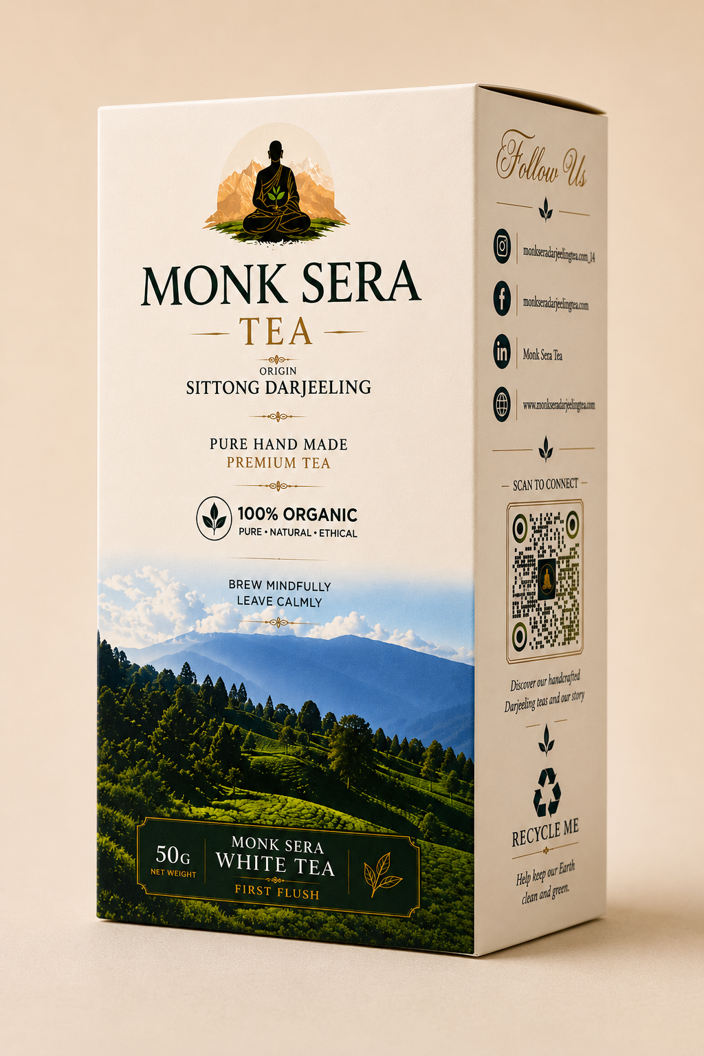 Darjeeling Tea (Sittong)  Imperial Hand Crafted  White Tea — view 2